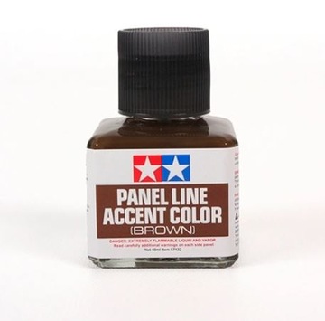TAMIYA 87132 BRĄZOWY WASH PANEL LINE - DO LINII