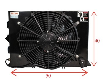 Охладитель гидравлического масла 150 л/мин, 12 В постоянного тока