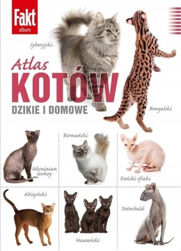ATLAS KOTÓW DZIKIE I DOMOWE 92 GATUNKI