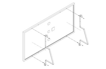Фотогальванический балконный комплект SolarBox III 800 Вт с полностью черными панелями Wi-Fi