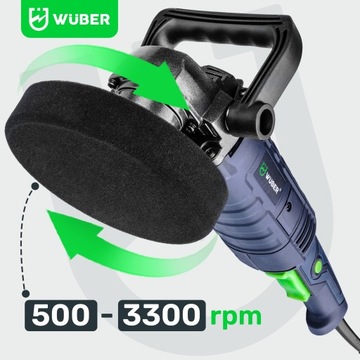 АВТОПОЛИРОВКА 2300ВТ ЭКСЦЕНТРИЧЕСКАЯ РЕГУЛИРОВКА + ГУБКИ + ПАСТА MENZERNA