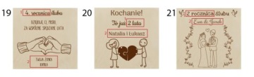 Подарок на 50-летие свадьбы — пожелания в коробке