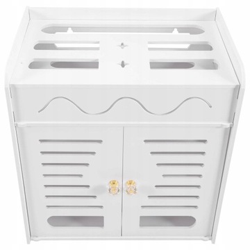 Schowek Organizer na kable Router Półka ścienna