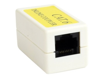ŁĄCZNIK KABLI SIECIOWYCH RJ45 CAT. 6 UTP 106-51