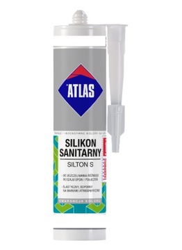 Atlas Silikon sanitarny Silton S kolor szary 035 280ml
