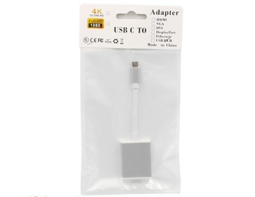 Adapter przejściówka HUB USB-C HDMI 4K 60Hz MHL