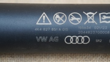 AUDI E-TRON VZPĚRA/TLAKOVAČ TLUMIČ KRYT ELELKTRICKÝ 4K4827851A