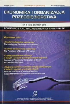 Ekonomika i organizacja przedsiębio sierpień 2010