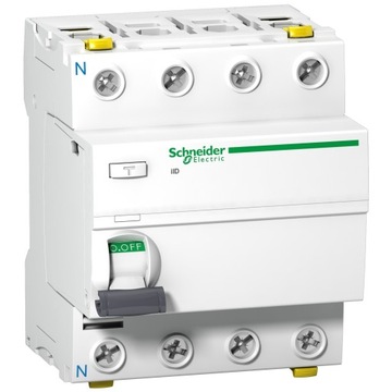 SCHNEIDER ACTI9 WYŁĄCZNIK RÓŻNICOWOPRĄDOWY 4P 25A 30mA typ AC A9Z11425