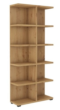 PIĘKNA BIBLIOTECZKA OTWARTA REGAŁ 3 KOLORY MORE 05