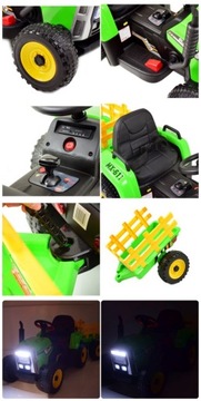 SUPER BLOW TRACTOR — АККУМУЛЯТОРНЫЙ ТРАКТОР С ПРИЦЕПОМ