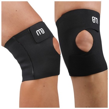 STABILIZATOR ORTEZA KOLANA OPASKA STAWU KOLANOWEGO ELASTYCZNA BEZSZWOWA r.L