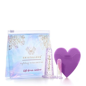 CRYSTALLOVE Bańki do masażu TWARZ/SZYJA/OCZY