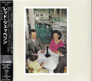 Led Zeppelin presence 2CD japan mini lp-cd nowa bonus tracks