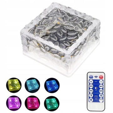 LAMPA SOLARNA OGRODOWA LED NAJAZDOWA GRUNTOWA RGB