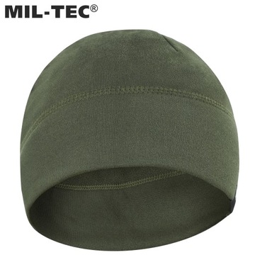 CZAPKA TERMOAKTYWNA SPORTOWA MIL-TEC BEANIE SOFT ODDYCHAJĄCA ZIMOWA OLIVE