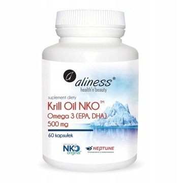 OLEJ Z KRYLA NKO Krill Oil OMEGA 3 | Aliness