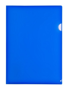 Obwoluta na dokumenty A4 PP 0,14mm niebieska 12 sztuk TETIS