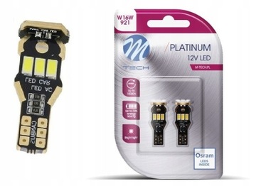 2x T15 W16W 12V M-tech OSRAM LED CANBUS MoCnE
