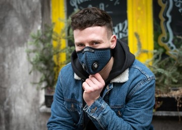 Маска против смога Broyx Alfa Navy Blue M