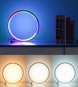 СВЕТОДИОДНАЯ КОЛЬЦЕВАЯ ЛАМПА WIFI SMART TUYA PLUG RGBWCCT SMART REMOTE