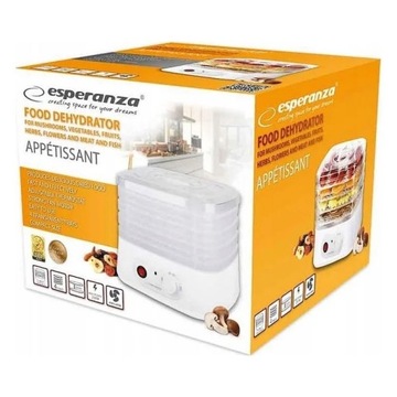 СУШИЛКА ДЛЯ ПИЩЕВЫХ ГРИБОВ, ФРУКТОВ, ОВОЩЕЙ, ТРАВ ESPERANZA FOOD POWERFUL
