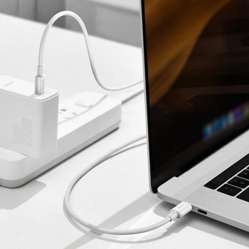 BASEUS SZYBKI KABEL USB C QC PD FCP 100W MOCNY PRZEWÓD DO TELEFONU 2m
