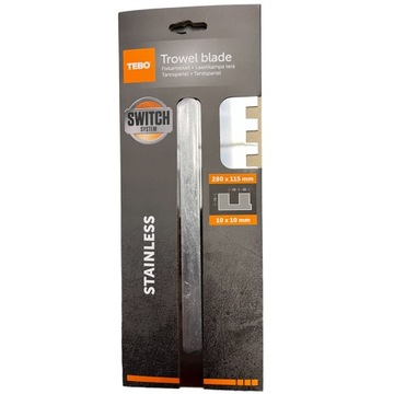 TEBO GRZEBIEŃ BLAT WYMIENNY 10mm 280 X 115