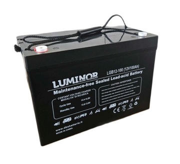 Akumulator żelowy do silnika elektrycznego oświetlenia 12 Volt 100Ah AGM