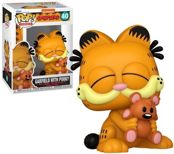 Oryginalna Figurka FUNKO POP Nickelodeon: Kot Garfield z pluszakiem Pokky