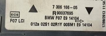 BMW 5 GT F07 LCI SVĚTLO ZADNÍ PRAVÁ W KAROSERIE EU