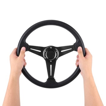 СПОРТИВНЫЙ РУЛЕ ProRacing 350 ММ, КОЖАНЫЙ ТЮНИНГ