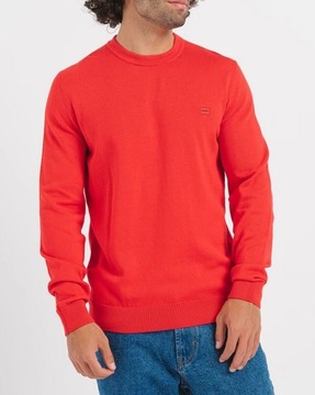 Hugo sweter 50475083 693 Kolor czerwony Rozmiar XL