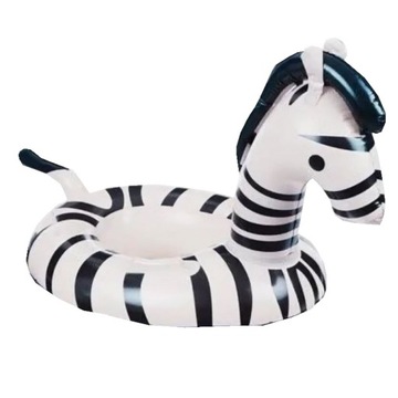 KOŁO DMUCHANE DO PŁYWANIA SIEDZISKO PONTON ZEBRA