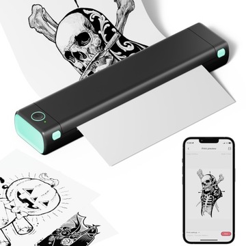 1pc Phomemo M08F-Letter Printer, Lightweight And Compact Thermal Mobile
