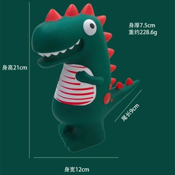 Cartoon Dinosaur Piggy for Kids Cute Animal Shape Save Money Resin Cash C