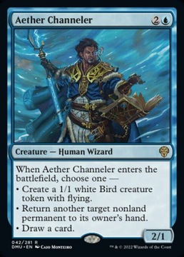 Karta Magic: The Gathering Aether Channeler DMU