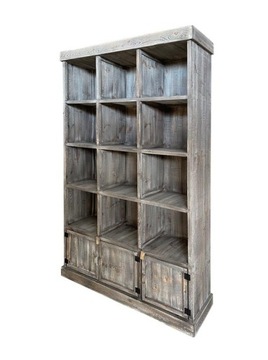 Regał biblioteczka SIMPLE PINE z drewna sosnowego