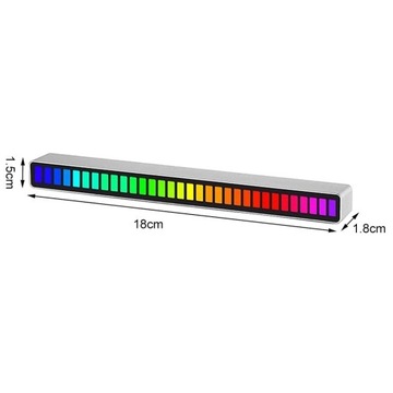 СВЕТОДИОДНАЯ ЛАМПА RGB USB-ЛАМПА МИГАЕТ В РИТМЕ МУЗЫКИ