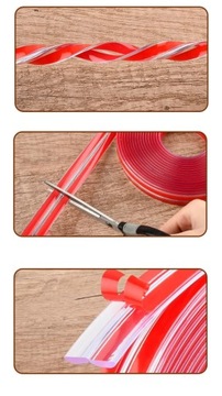 ЗАЩИТА КРАЯ МЕБЕЛЬНОГО СТОЛА ПРОЗРАЧНАЯ ЛЕНТА СИЛИКОНОВАЯ ПОЛОСКА