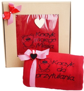 Prezent Walentynkowy ORYGINALNY KOC z Twoim Haftem