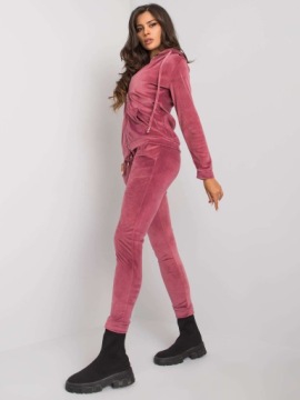 ВЕЛУРОВЫЙ СПОРТИВНЫЙ КОСТЮМ ЖЕНСКИЙ с КАПЮШОНОМ на молнии, ВЕЛОР F087 черный 36 S