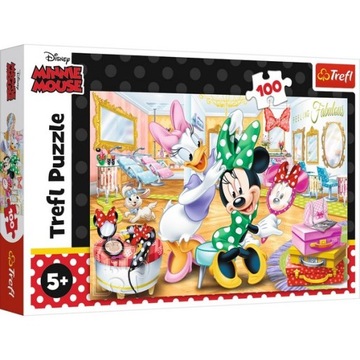PUZZLE 100 MINNIE W SALONIE KOSMETYCZNYM