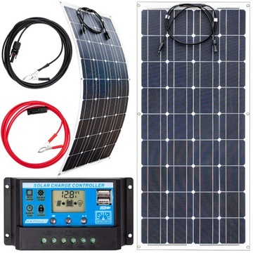 PANEL SOLARNY BATERIA SŁONECZNA 100W 12 ELASTYCZNY