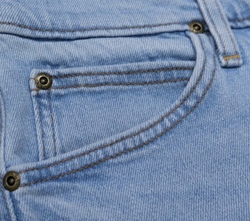LEE DAREN ZIP FLY spodnie jeansowe BLUE SKY LIGHT regular straight W36 L32
