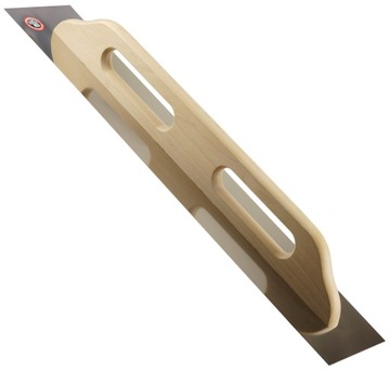 PACA NIERDZEWNA GŁADKA 680 MM UCHWYT DREWNIANY