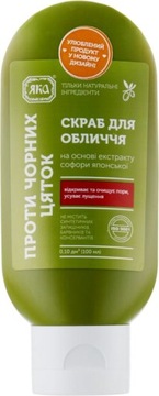 Peeling do Twarzy Przeciw Zaskórnikom, 100% Naturalny, Yaka, 100ml