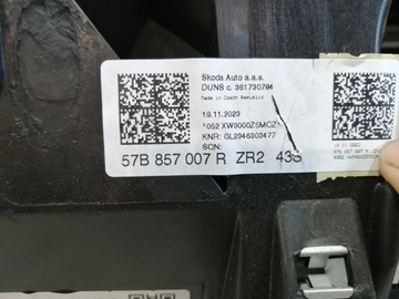 DESKA ROZDĚLOVAČE KONZOLA SKODA KAROQ