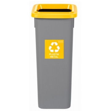 Wąski Kosz na Śmieci 20L – pojemnik na odpady Plastikowe