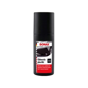 SONAX CZERNIDŁO DO GUMY PLASTIKÓW ZDERZAKÓW 100ml